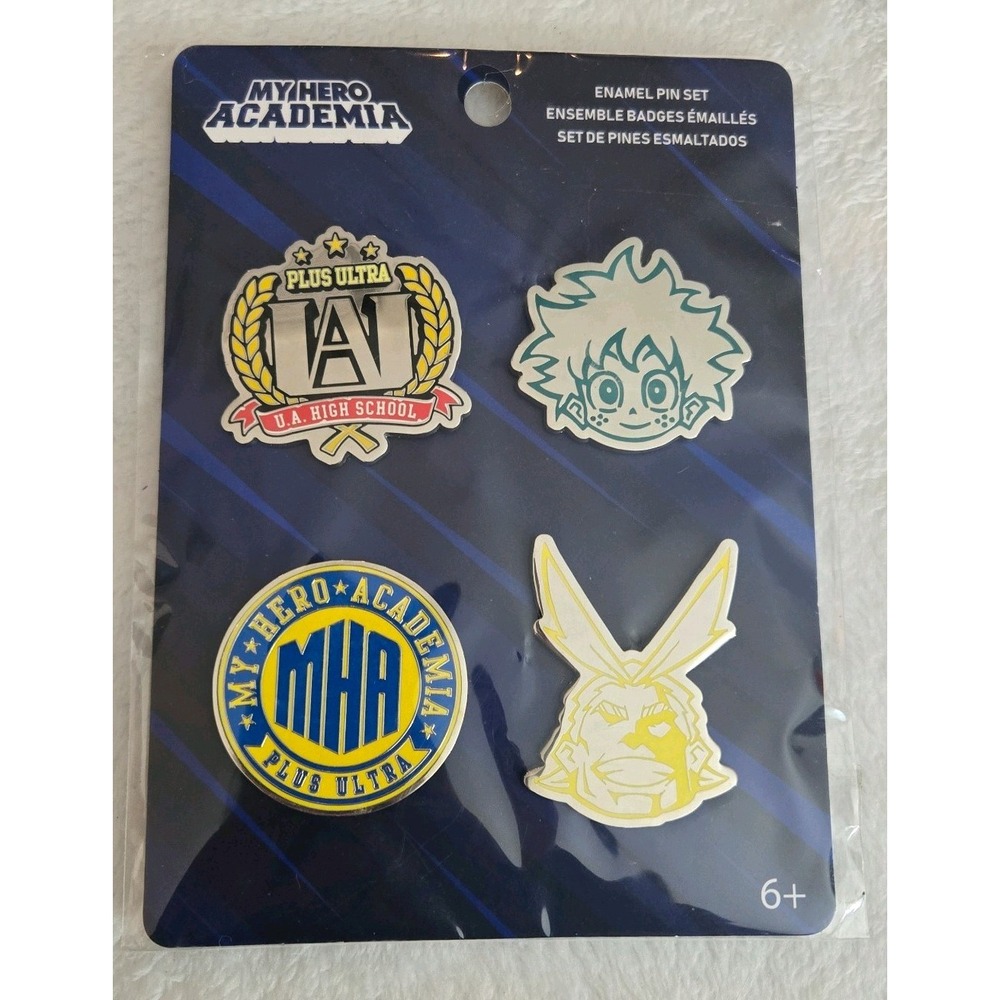 Funko My Hero Academia enamel pins U.A. High School emblems New Lot Of 4